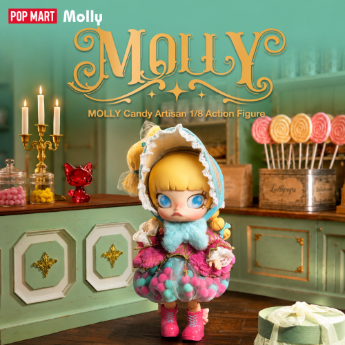 ￼POP MART MOLLY Candy Artisan 1/8 Action Figure EN العربية English ر.س الخيارات والكمية بوب مارت | POP MART مولي | Molly اضف تصنيف...