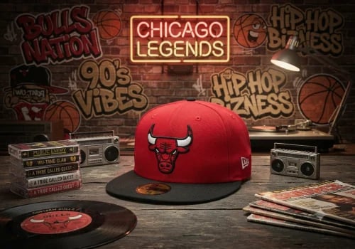 كاب BULLS اسود مقفل