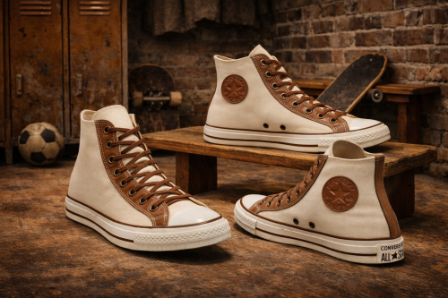 شوز Convers بيج وبني الأصلي