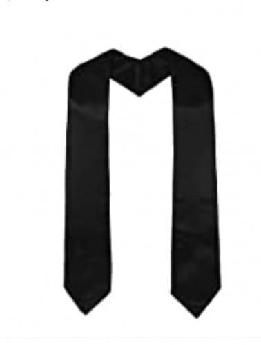 وشاح تخرج مثلث قماش كريب