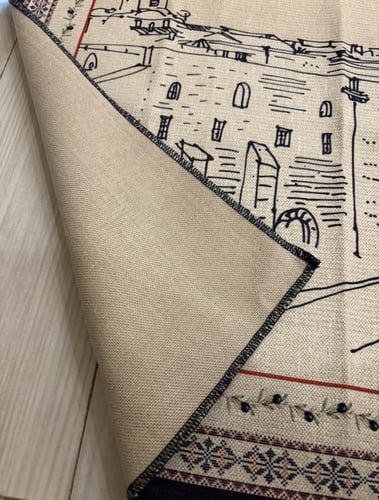 سجادة محمولة كتان