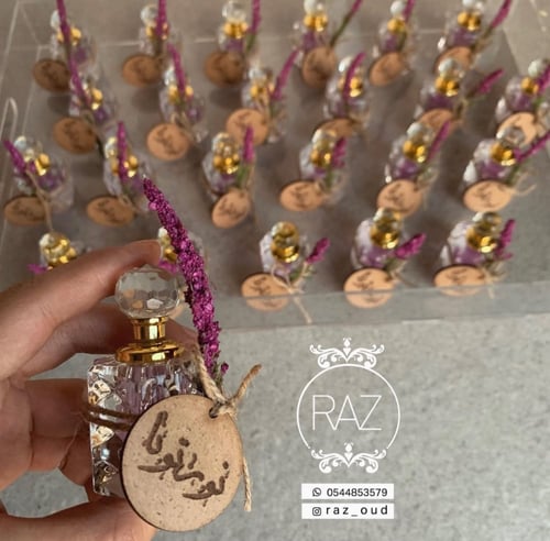 توله كرستال سداسي تزيين لافندر