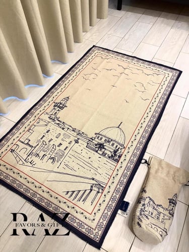 سجادة محمولة كتان