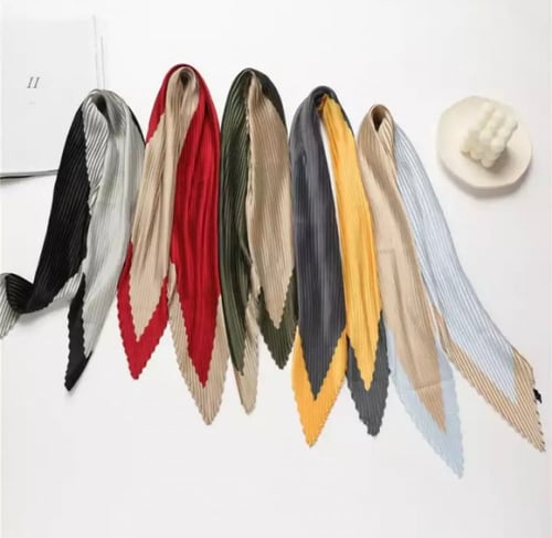 ربطة عنق رمادي/برتقالي