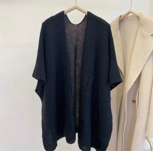 شال شتوي - أسود