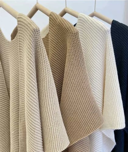 شال شتوي - أسود