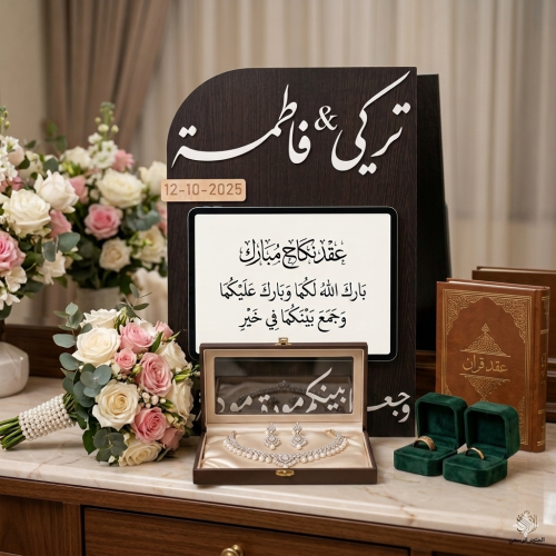 لوح "ميثاق الحب" الخشبي