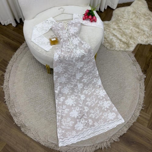 فستان هيون دانتيل