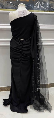 فستان سهرات بشال ورود