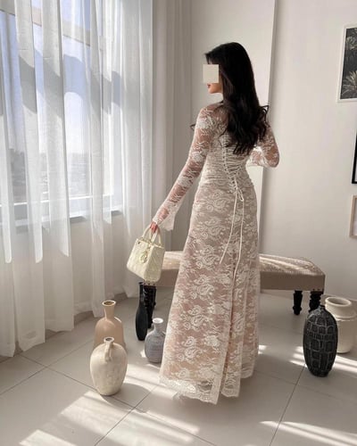 فستان هيون دانتيل