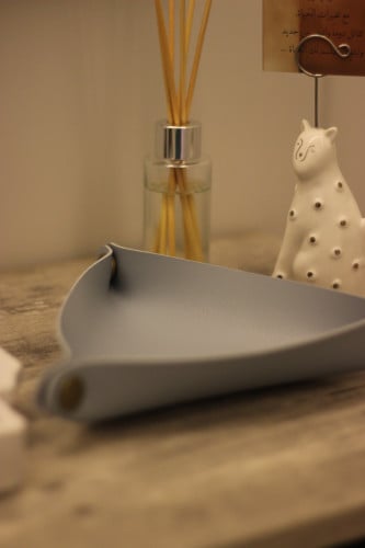 سلة جلد لمكتبك او منزلك او توزيعات بالأسم اوالأحرف...