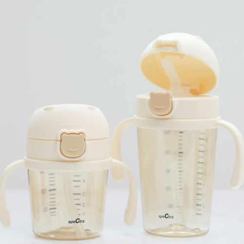 سبكترا- كوب الشرب بيبي بير بمصاصة وغطاء 150 مل