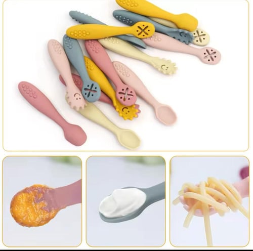 طقم ملاعق أطعام ذاتي للاطفال