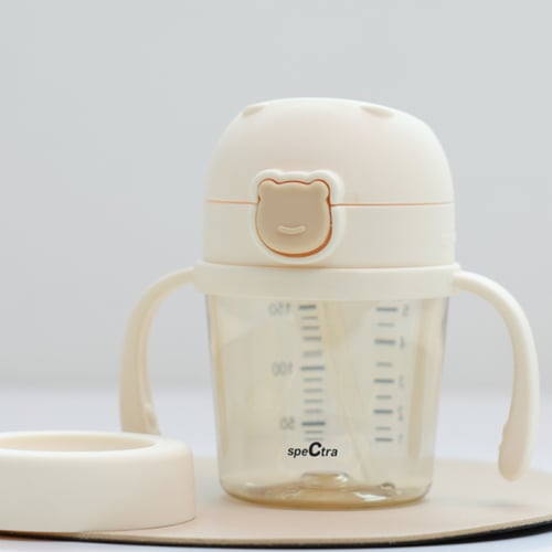 سبكترا- كوب الشرب بيبي بير بمصاصة وغطاء 250مل