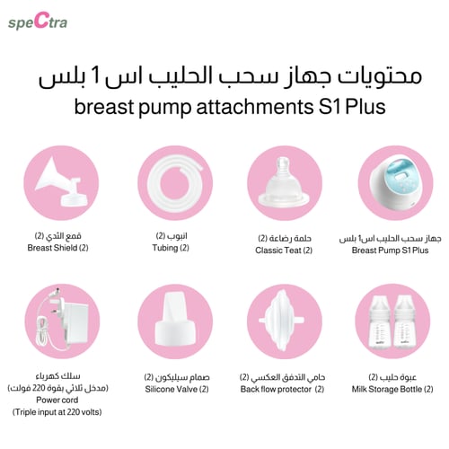 سبكترا - اس1بلس جهاز سحب حليب