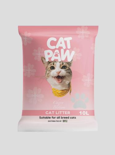 Cat litter 10 liters [Cat Bow] cherry