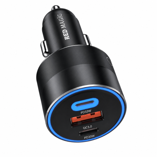 شاحن سيارة RedMagic 84W – 3 منافذ PD + QC3.0 للشحن...