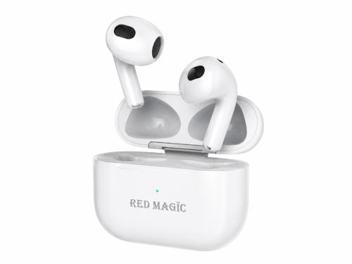 سماعات بلوتوث RED MAGIC RM-402 اللاسلكية مع علبة ش...