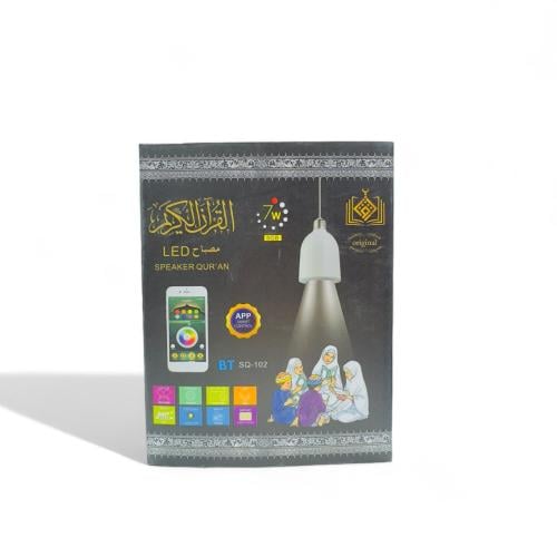 مصباح القرآن LED مع مكبر صوت SQ 102 يدعم التحكم با...