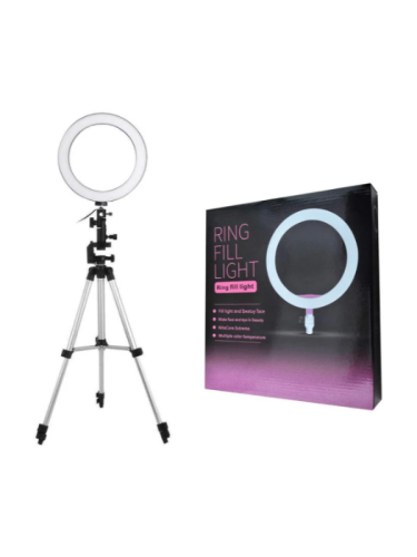 حلقة إضاءة مع استاند 10 انش