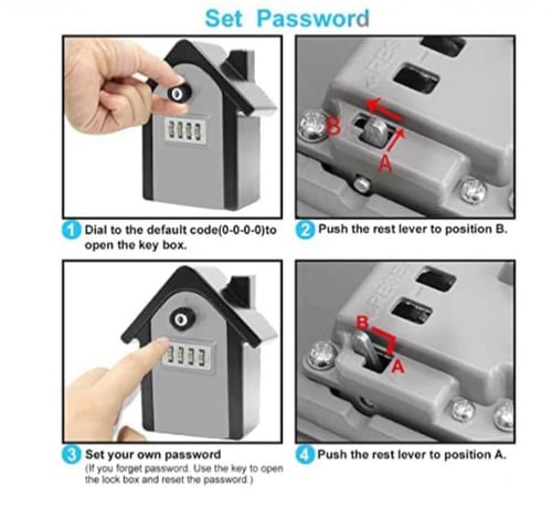 صندوق مفاتيح بقفل