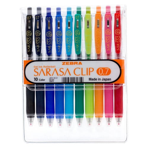 شدة أقلام حبر سائل 0.7 | ZEBRA SARASA CLIP