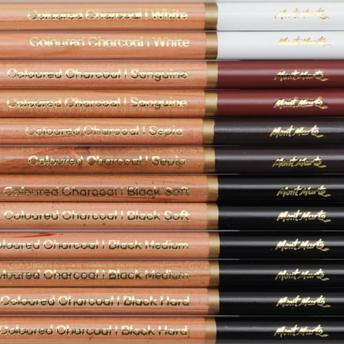 طقم ألوان فحم 12 | Mont Marte