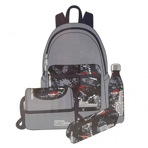 طقم حقيبة مدرسية 4 قطع | TOOLY