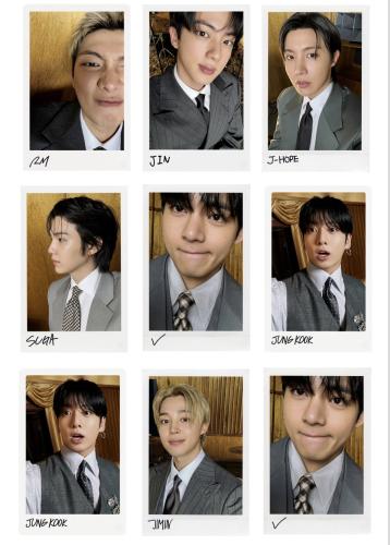 فوتوكارد bts جودة عالية محمية بغلاف حراري
