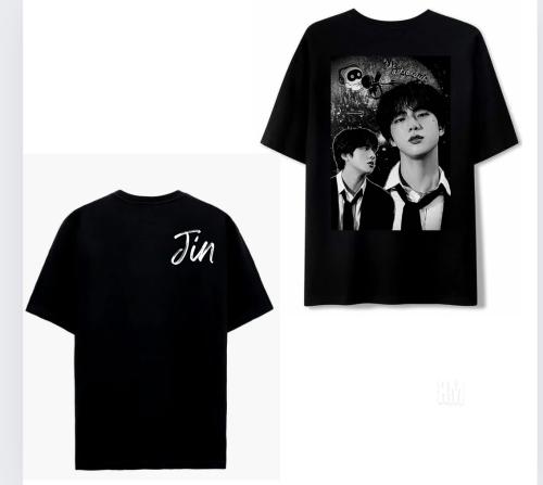 تيشيرت bts جين قطن 100%