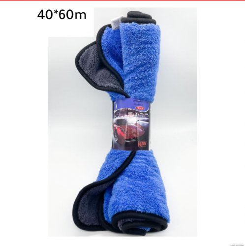 قماش مايكروفايبر ناعم 40*60 ازرق ناعم