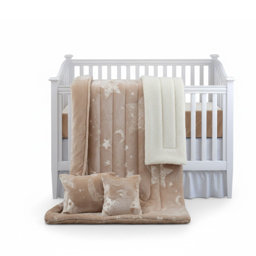 مفرش اطفال شتوي 4 قطع