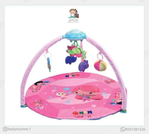 مفرش لعب كيكو وردي