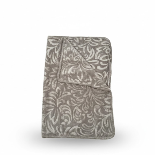 لحاف رمادي مشجر 110X80