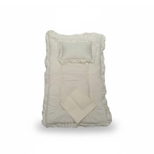 مفرش فندقي ٣ قطع سكري 120x70