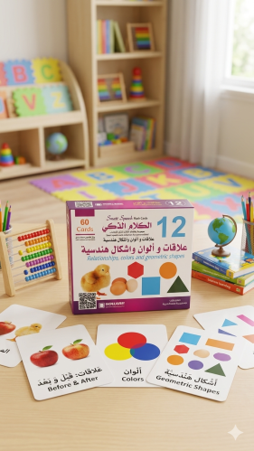 مجموعة الكلام الذكي: علاقات وألوان وأشكال هندسية