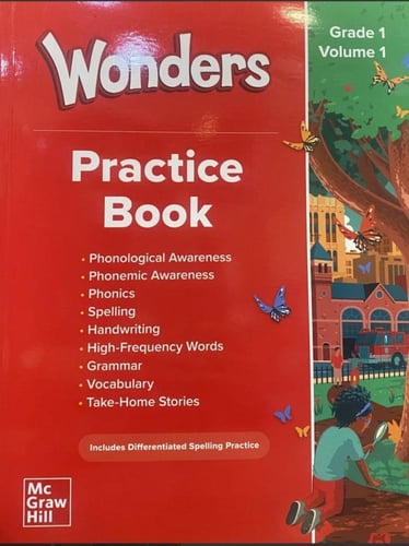 Reading Wonders Practice Book 2023 G01 Vol 1 + Vol...