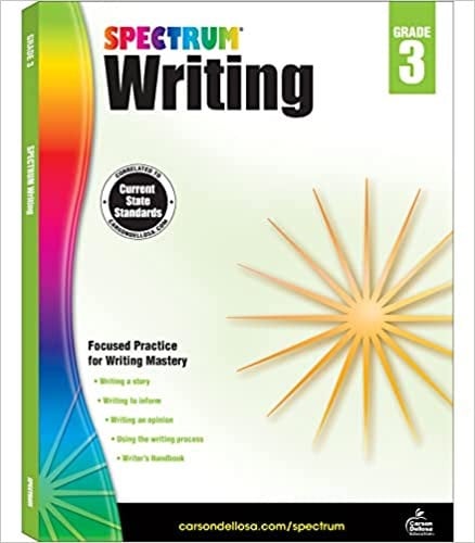 Spectrum Paperback Writing Book, Grade 3(978148381...