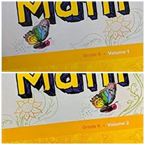 My Math Student Bundle, Grade K .Vol.1 + Vol.2(978...