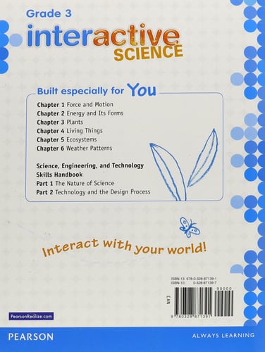 Interactive Science (Pearson) - Grade 3 (978032887...