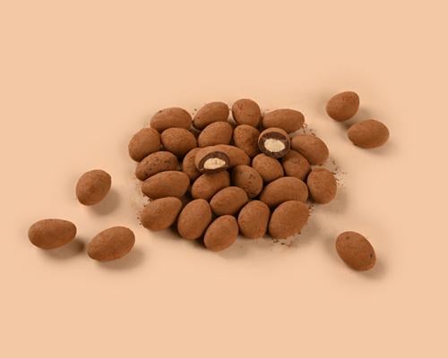دراجيه اللوز ببودرة الكاكاو