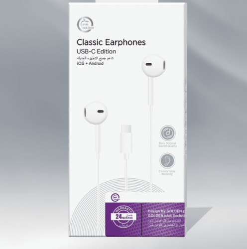 Type-C white earphone Apple design gp026