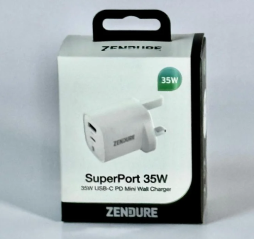 ZENDURE 35W dual-port charger white