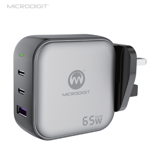 فيش 3 مخارج 65W MICRODIGIT