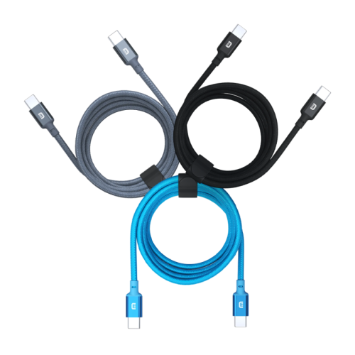 Zindor cable, one meter, sturdy, type-c to type-c,...