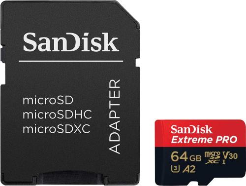 64GB SanDisk Extreme PRO memory
