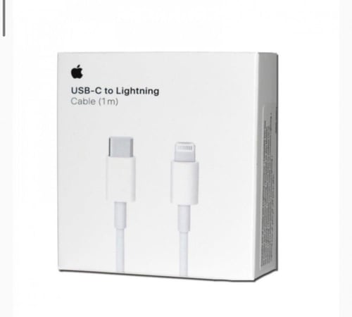 كيبل ايفون تايب سي ابيض -lightning PD-C