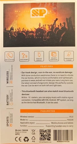سماعة بلوتوث SP 700228