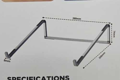 ستاند مكتبي للابتوب والايباد قابل للطوي من سبي