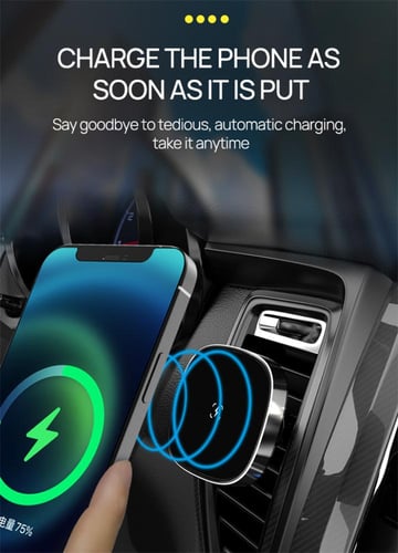 حامل جوال مغناطيسي وشاحن لاسلكي av0905